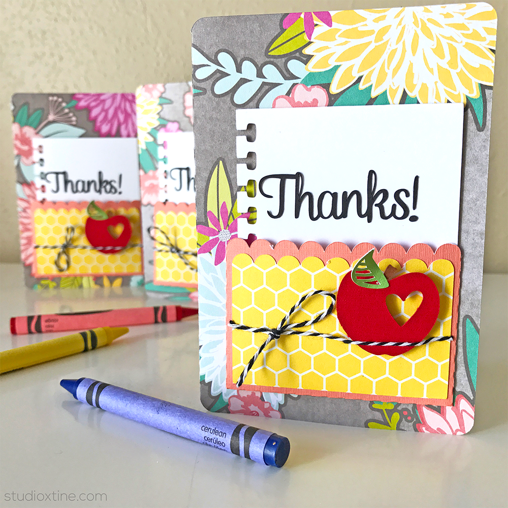 Teacher Appreciation Card Studio Xtine